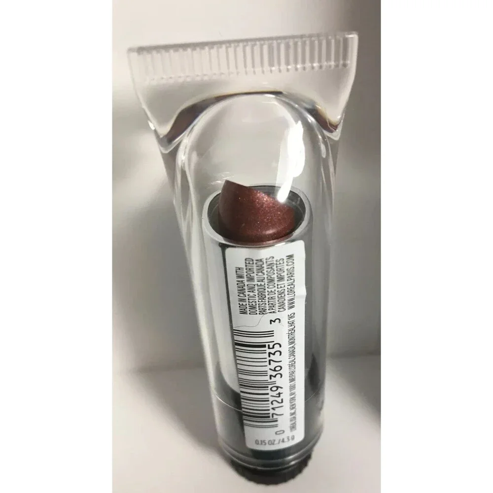 L'OREAL PARIS CRUSHED FOIL METALLIC LIPSTICK Bronze 7